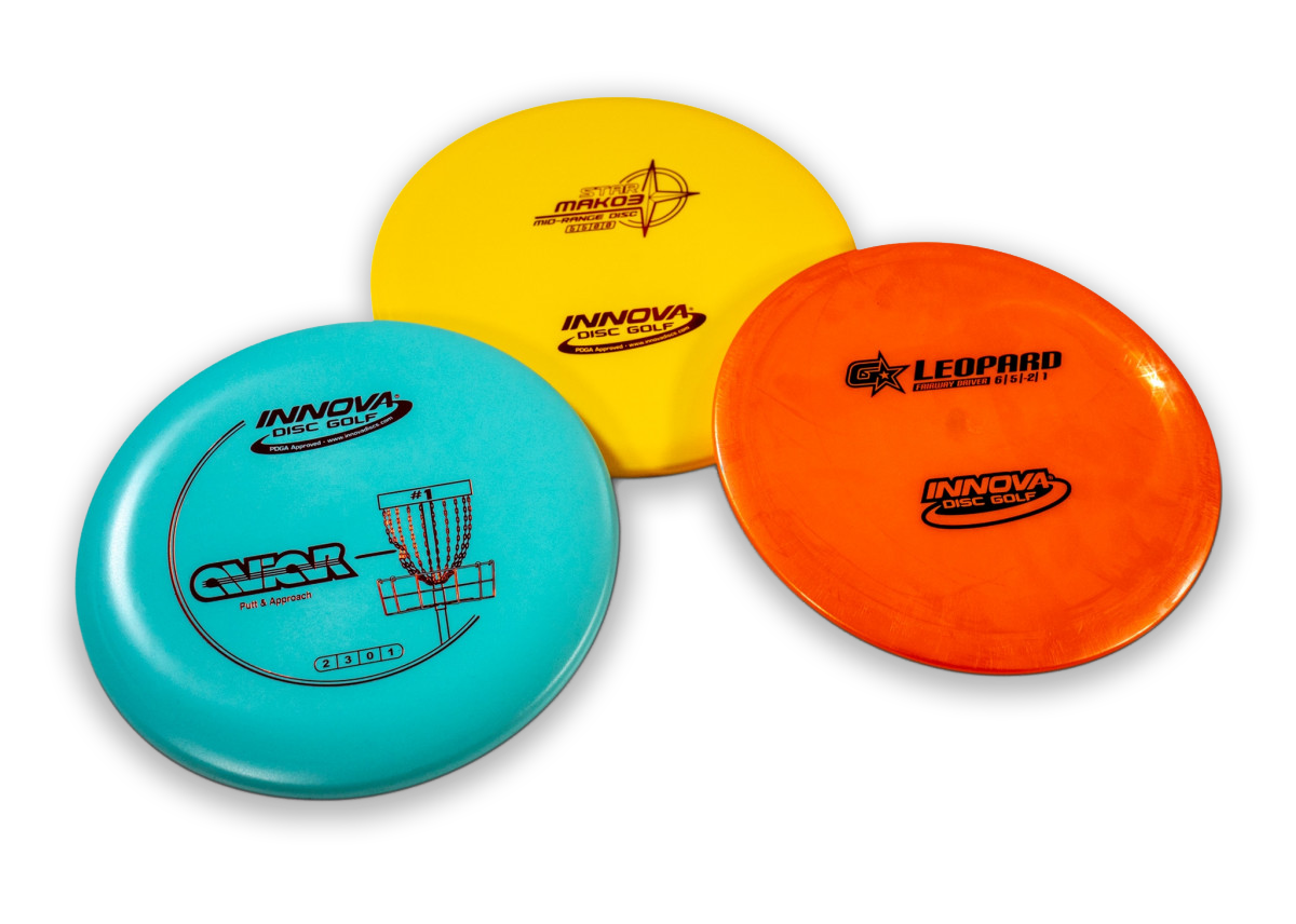 Want More Features? The Advanced Disc Golf Set. This Innova Factory