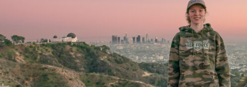 Hailey King in Hollywood California