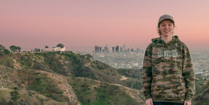 Hailey King in Hollywood California